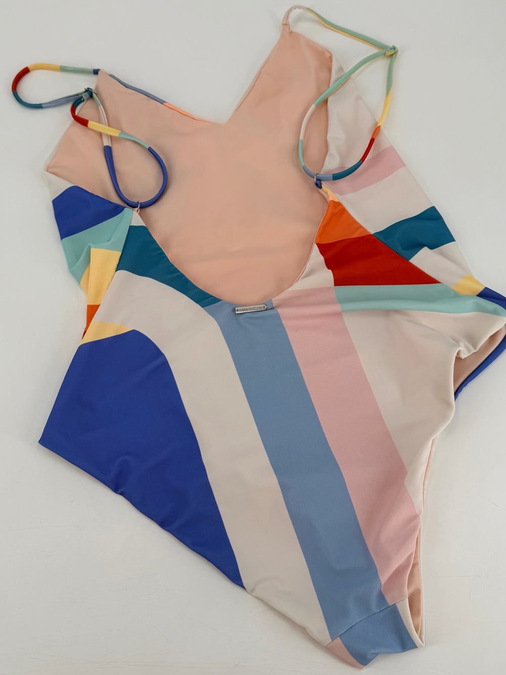 Mara Hoffman x free people Meridian Classic One Piece Siwmsuit Multi Large - Picture 5 of 6